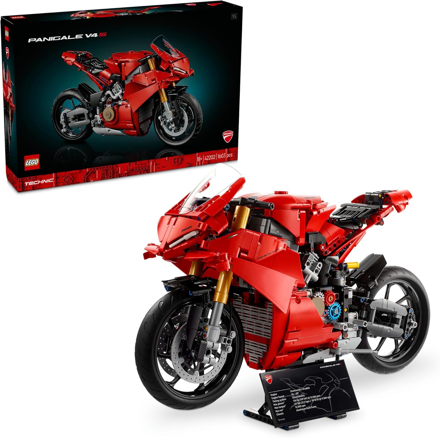 レゴ LEGO テクニック Ducati Panigale V4 S 42202 おもちゃ 玩具 誕生日 プレゼント ブロック 父の日 男性 女性 乗り物 バイク