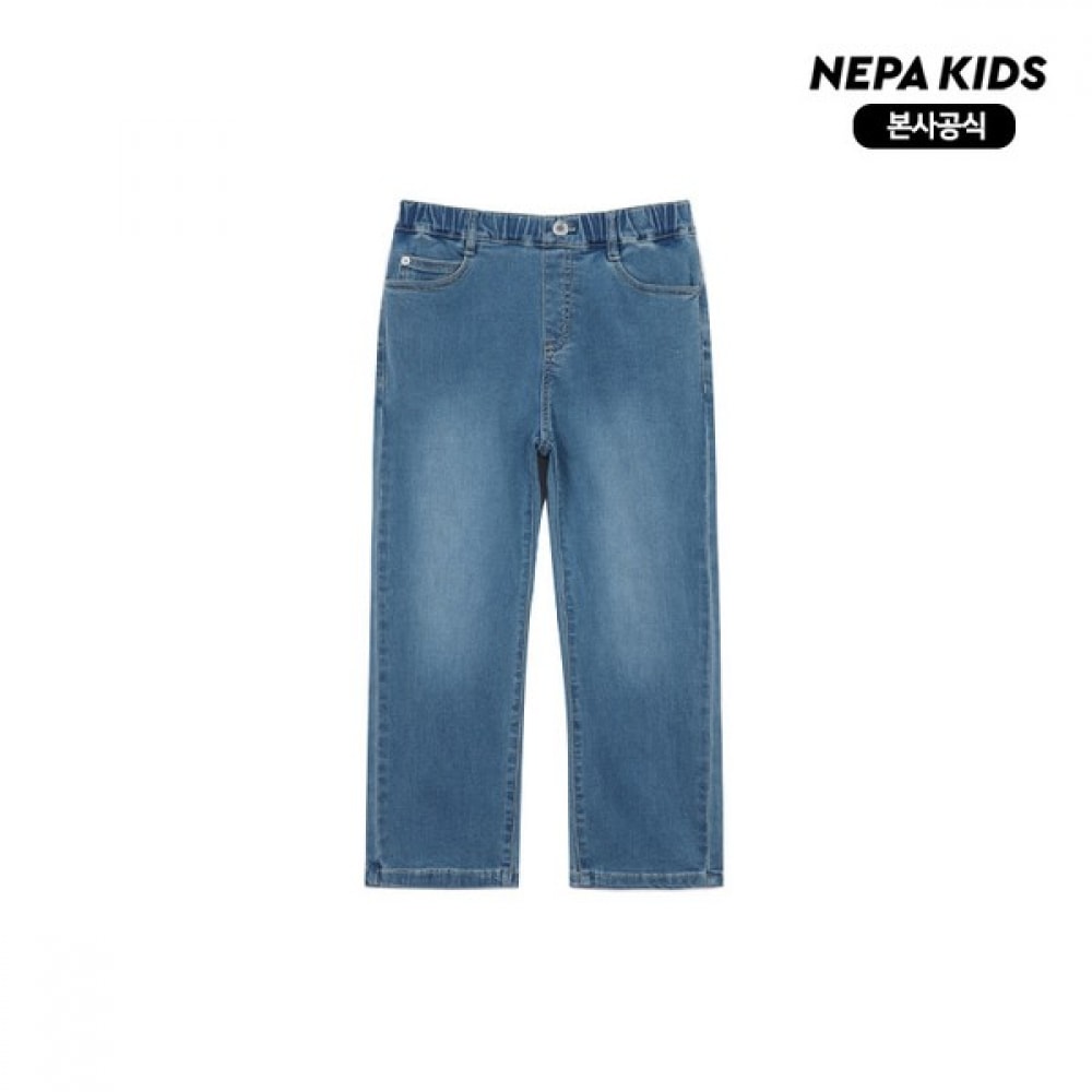 [ネパキッズ] ネパキッズ/ヘッドクォーターKLC1601ストレートクールマックスデニムパンツ