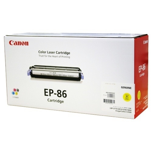 純正 レーザープリンタ用トナー EP-86 イエロー