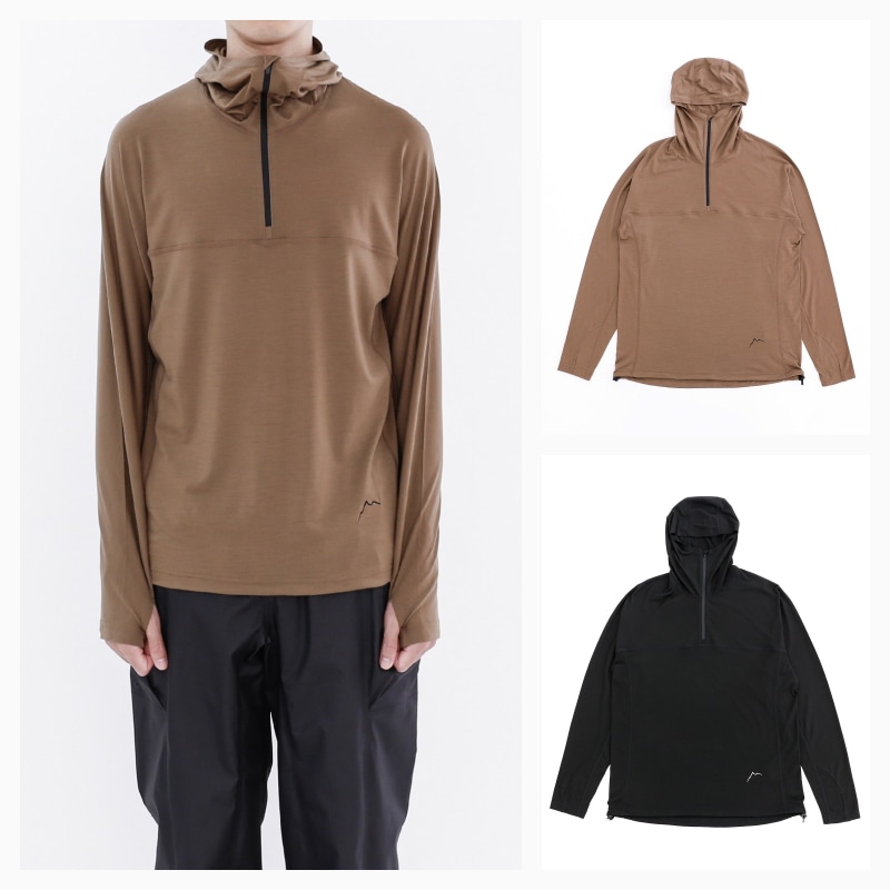 【CAYL】 PERFORMANCE WOOL HALFZIP : 2COLORS