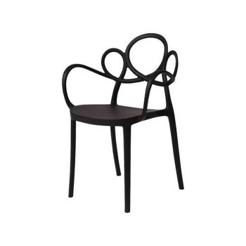 東谷 パルネ アームチェア ブラック PC-975BK