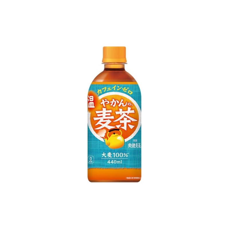 即納：コカ・コーラ やかんの麦茶 440ml 加温PET×24本