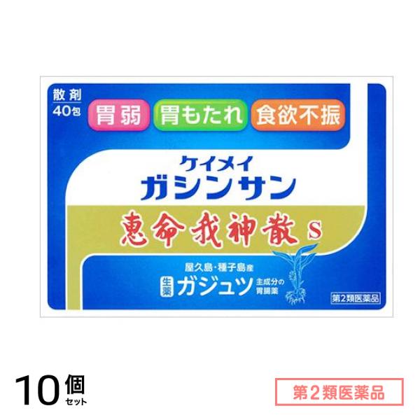 第２類医薬品 恵命我神散 S 散剤タイプ 40包 10個セット