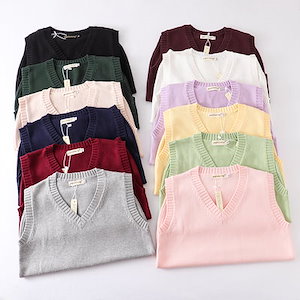 ベスト14色 セーラー服 コス コスプレ 女子高生 制服 学校 セーターXS-XXL