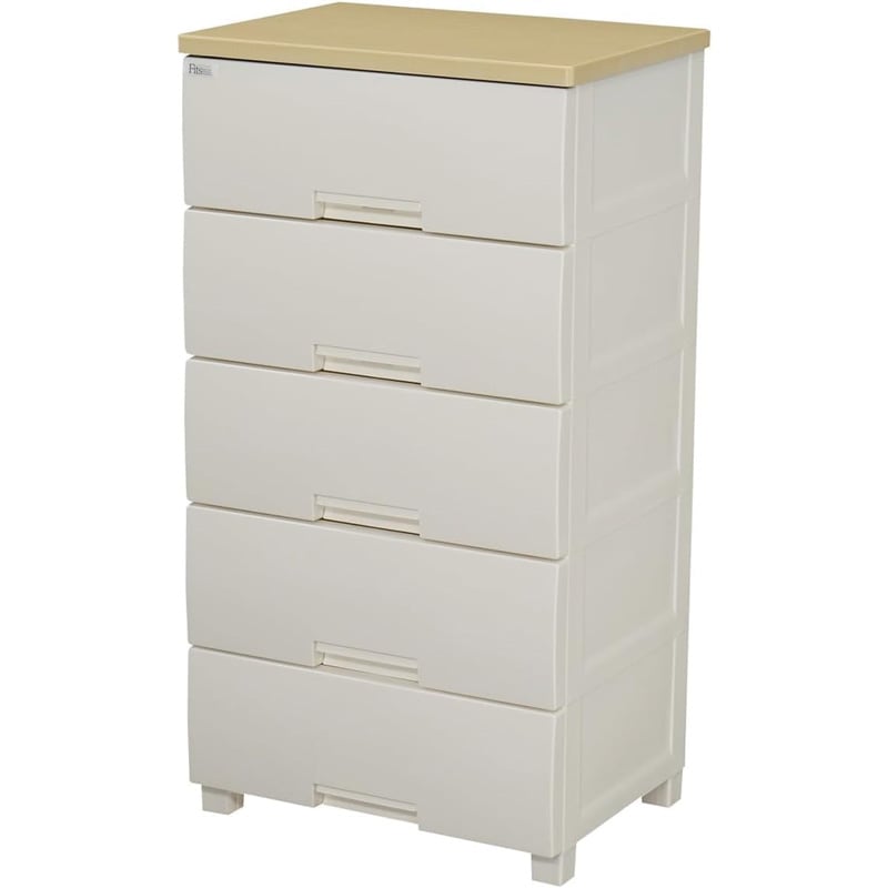 天馬 Tenma フィッツプラス チェスト 5段 メープル 幅55cm F5505