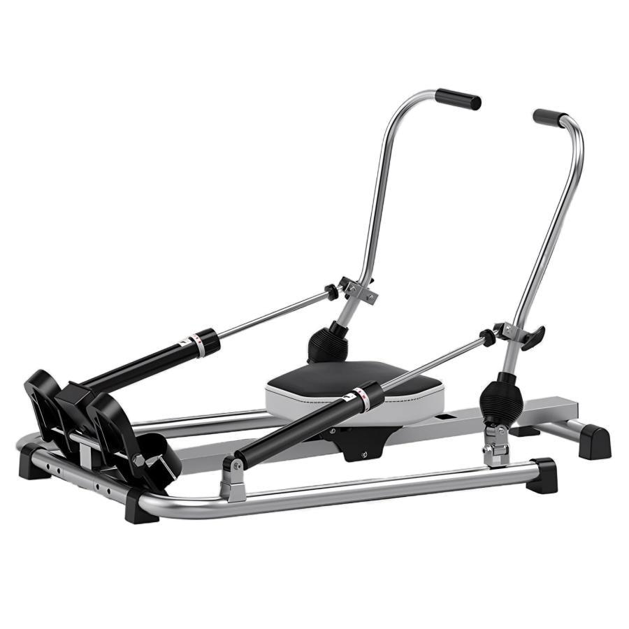 【】ローイングマシン ボート漕ぎマシン ボート漕ぎ運動器具 負荷調節 縦置きで収納 静音 デジタルモニター 組立簡単 男女兼用