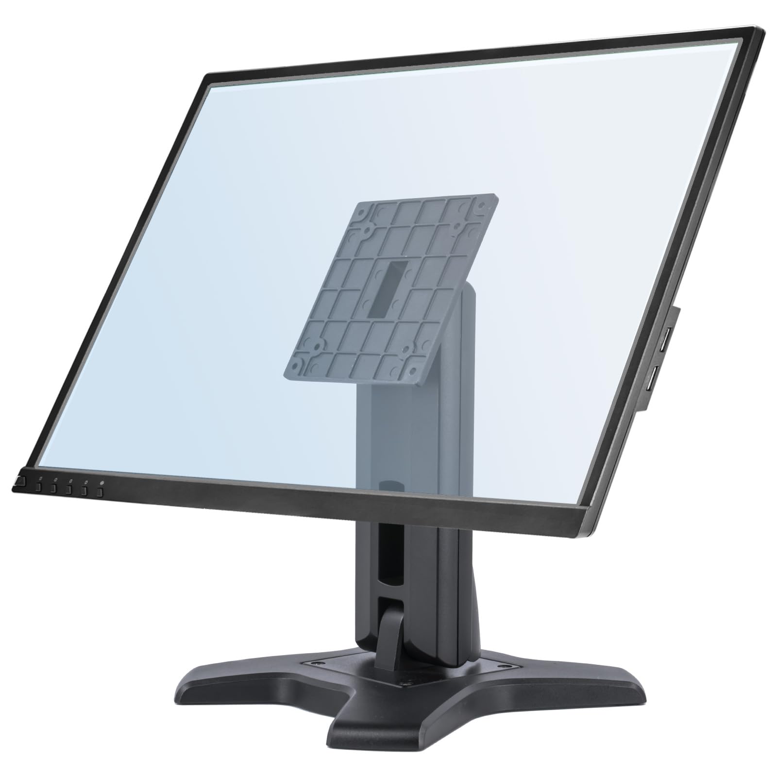タッチスクリーンスタンド 最大21.5インチ 耐荷重15kgタッチスクリーンブラケット 工業用コンピュータースタンド AIOコンピュータスタンド LCDモニタースタンド タッチフラ 52120