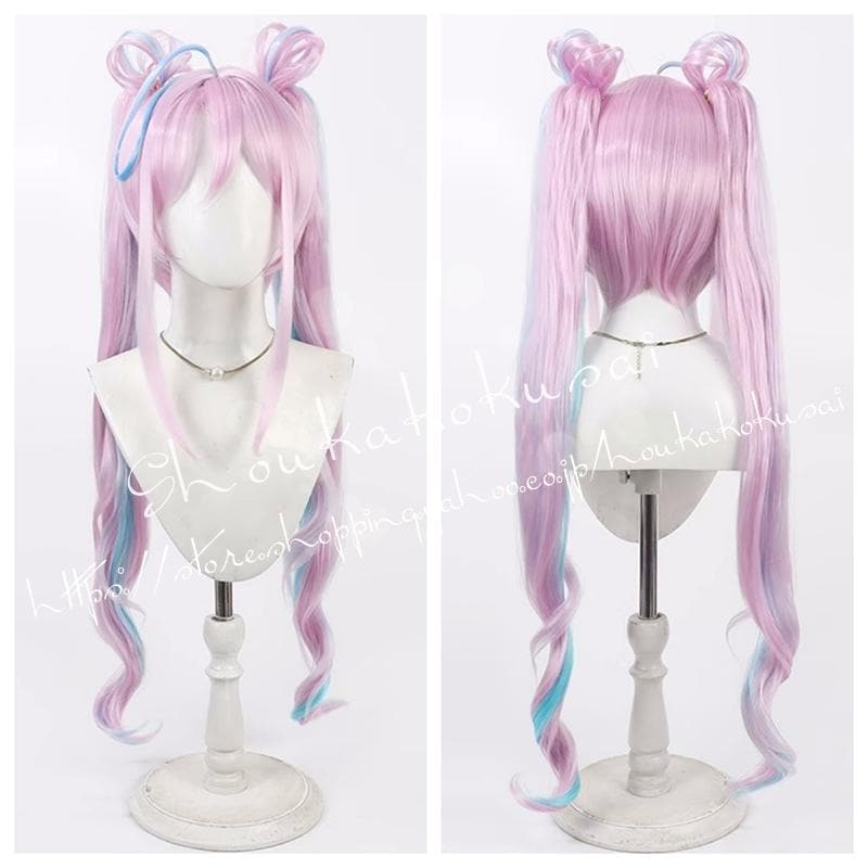 【人気爆売れ】キミとアイドルプリキュア 紫雨こころ キュアキュンキュン 変身後 コスプレ ウィッグ コスチューム用小物 耐熱 かつら ハロウィン クリスマス