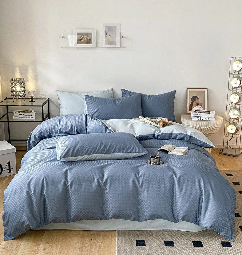 早割価格布団カバー セット シングル ３点セット ダブル4点セット 綿100％ ジャカード おしゃれ 子供 安心 フトンカバー 掛け布団カバー シーツ ボックスシーツ 枕カバー ベッド用 布団用