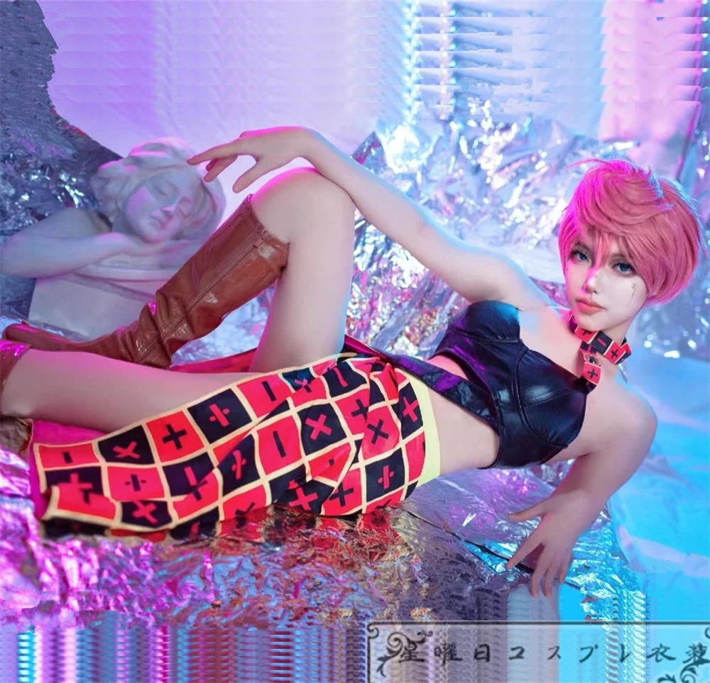 『一部在庫あり』 ジョジョの奇妙な冒険 トリッシュウナ コスプレ衣装 コスチューム ハロウィン 変装 仮装