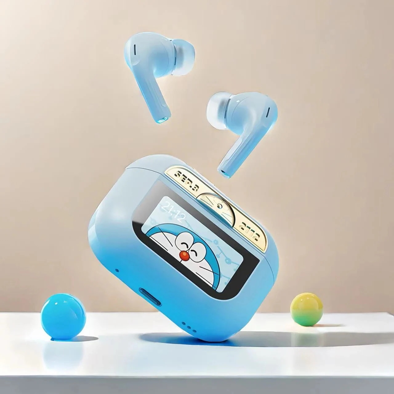 【正規品】2025新入荷 エモンちゃん 耳掛け式 イヤホン Bluetooth5.4 オープンイヤー型 ワイヤレスイヤホン 最大24時間 耳を塞がない開放型 装着感快適 完全ワイヤレスイヤホン