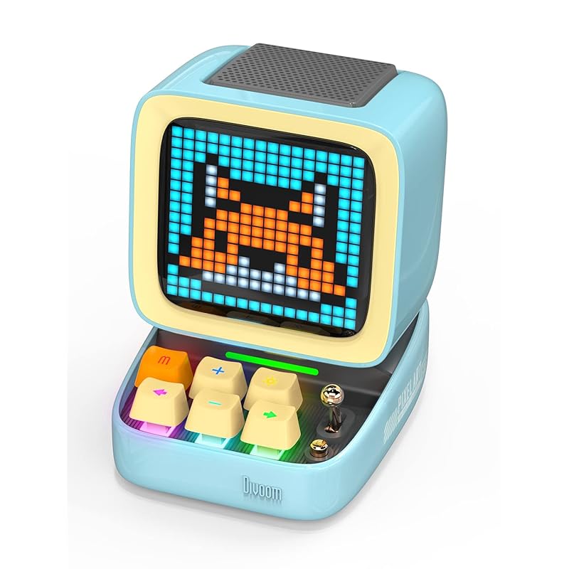 Divoom Ditoo-ProポータブルBluetoothスピーカー3.55インチLEDスクリーンピクセルディスプレイDSPワイヤレススピーカーAPPコントロールオーディオHDメカニカルキーボ