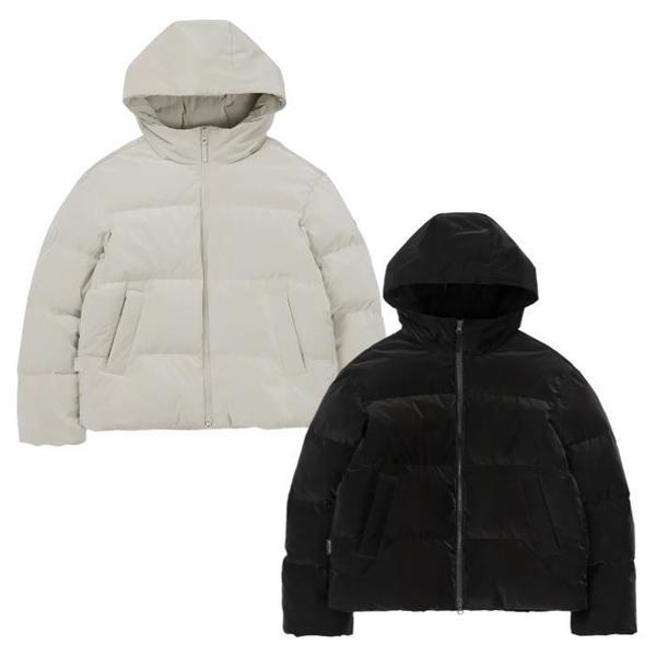 シルキー女性フード付きミドルダウンジャケット_S24WWTDJ27_2種から1つ選択 (S41993635)