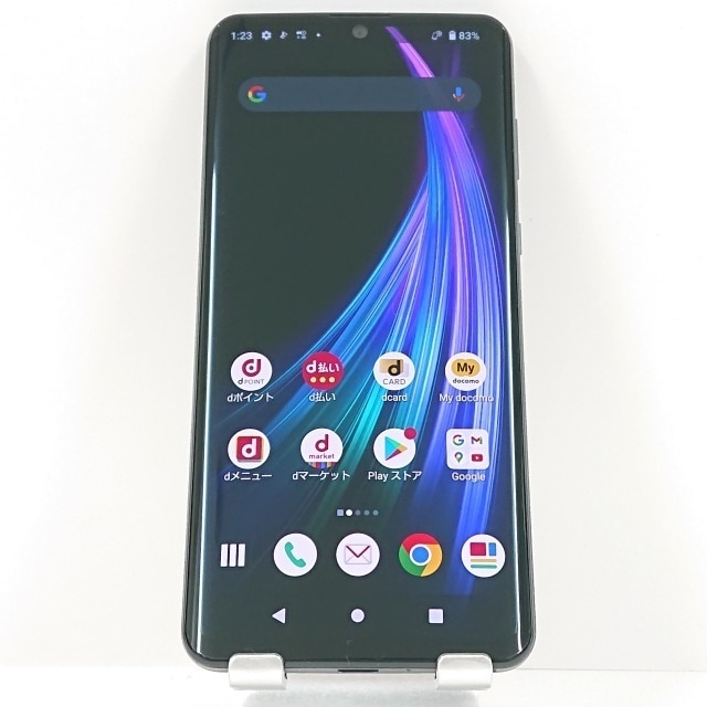 AQUOS zero2 SH-01M ドコモ アストロブラック 送料無料 本体 c08218 【中古】