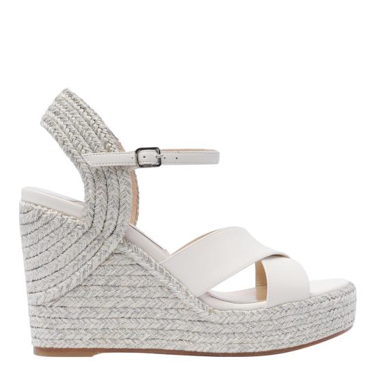JIMMY CHOO Women Sandals DELLENA 100 NOELATTE White
