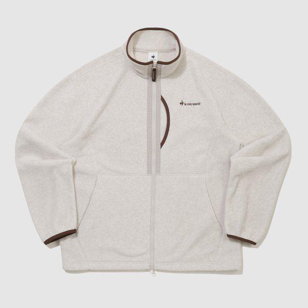 フリース ウーブンミックス ルーズ スタンネック ジップアップ OAT / QQ423LFTO2 / 男女共用 ジャケット