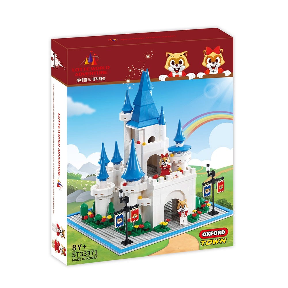 オックスフォードロッテワールドマジックキャッスルブロック玩具6600 ST33371こどもの日プレゼント