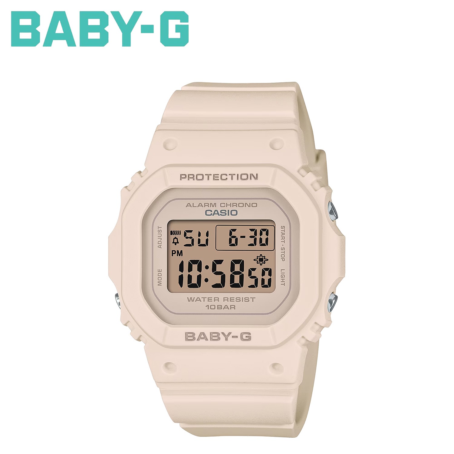 BABY-G 腕時計 BGD-565U-4JF 防水 ベビーG ベイビーG レディース ベージュ