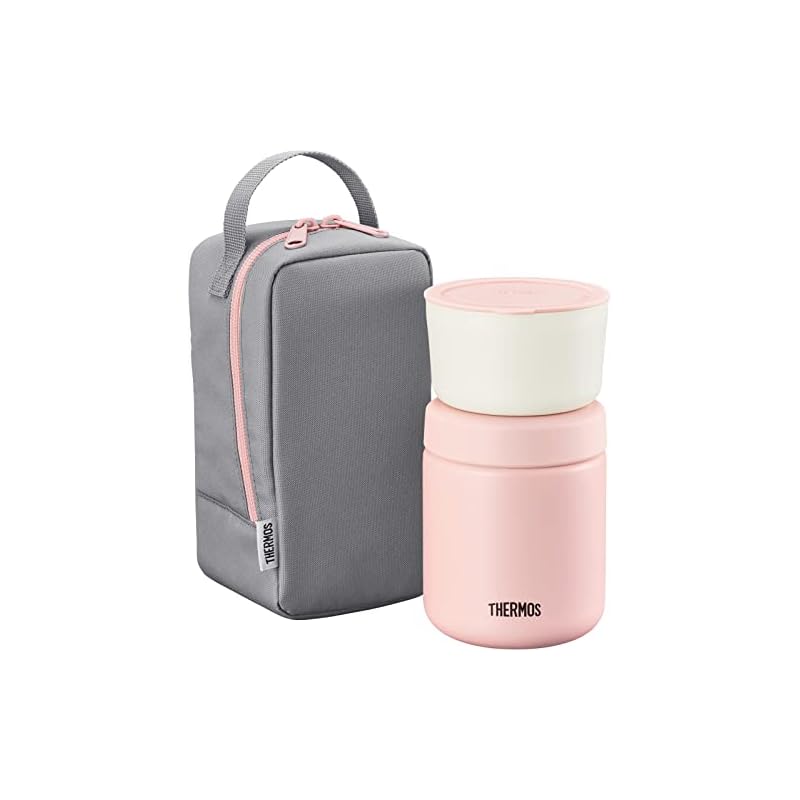 【即納】サーモス 真空断熱スープランチセット 300ml ピンクグレー JBY-551 P-GY