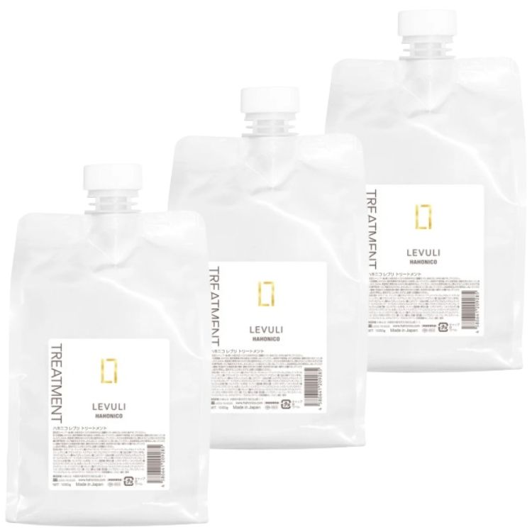 3個セット ハホニコ レブリ トリートメント α 1000g ヘアケア