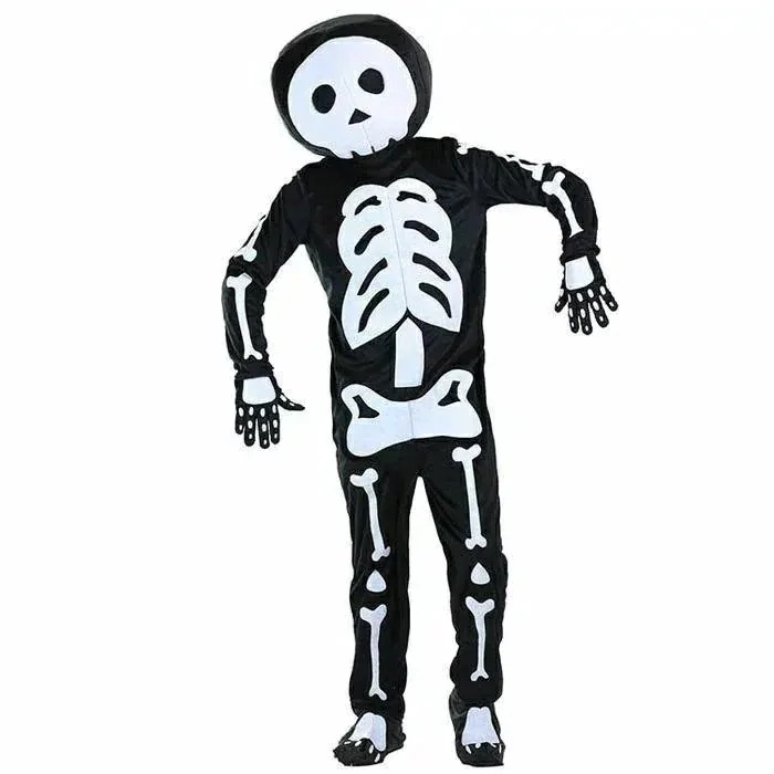 ハロウィン 衣装 メンズ ハロウィン 男性用 大人 骸骨 髑髏 どくろ 全身 スケルトン 仮装 舞台 ステージ コスチューム パーティー イベント コスプレ衣装ハロウ30パーセント割引