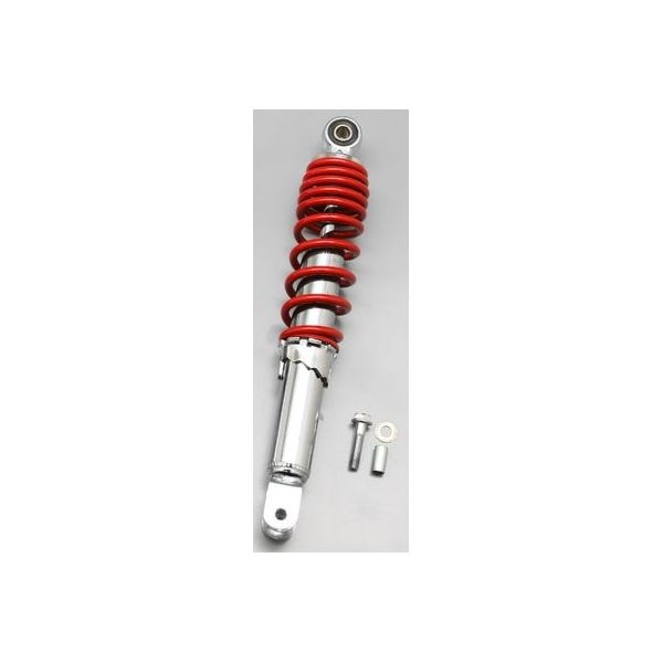 サスペンション関連部品 ユニバーサルリアショック 310mm メッキ/レッド D73541