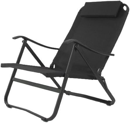 オンウェー ローチェア OW-61-BLK 折りたたみ アウトドア キャンプ 軽量 ソロ 室内 フォールディング ガーデニング リビング ピクニック 椅子 持ち運び 携帯便利 釣り バーベキュー 野外