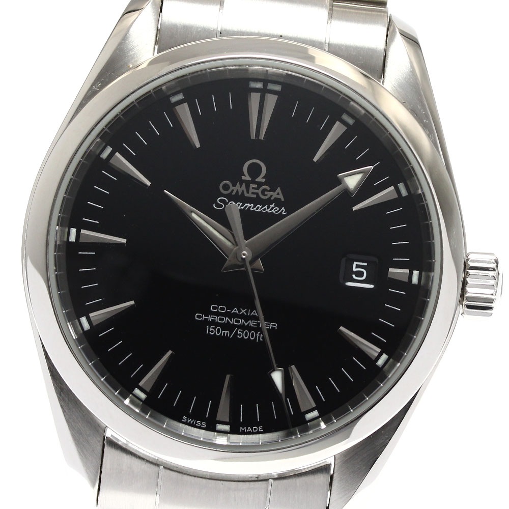 ベルト訳あり オメガ OMEGA 2503.50 シーマスター アクアテラ コーアクシャル 自動巻き メンズ _886658【中古】