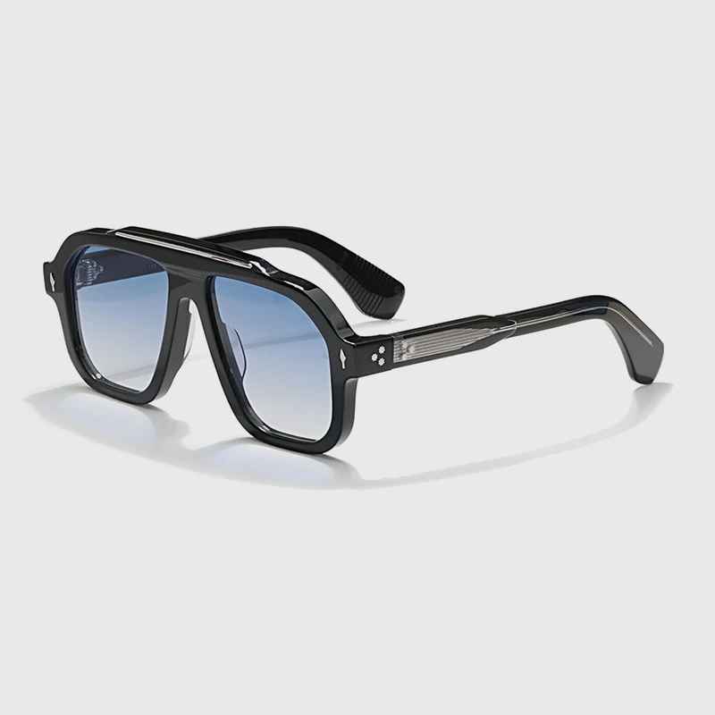 女性と男性のためのレトロなサングラス,大きなフレーム,アセテート,アウトドア,手作り,ユニーク,ブランド,新しい