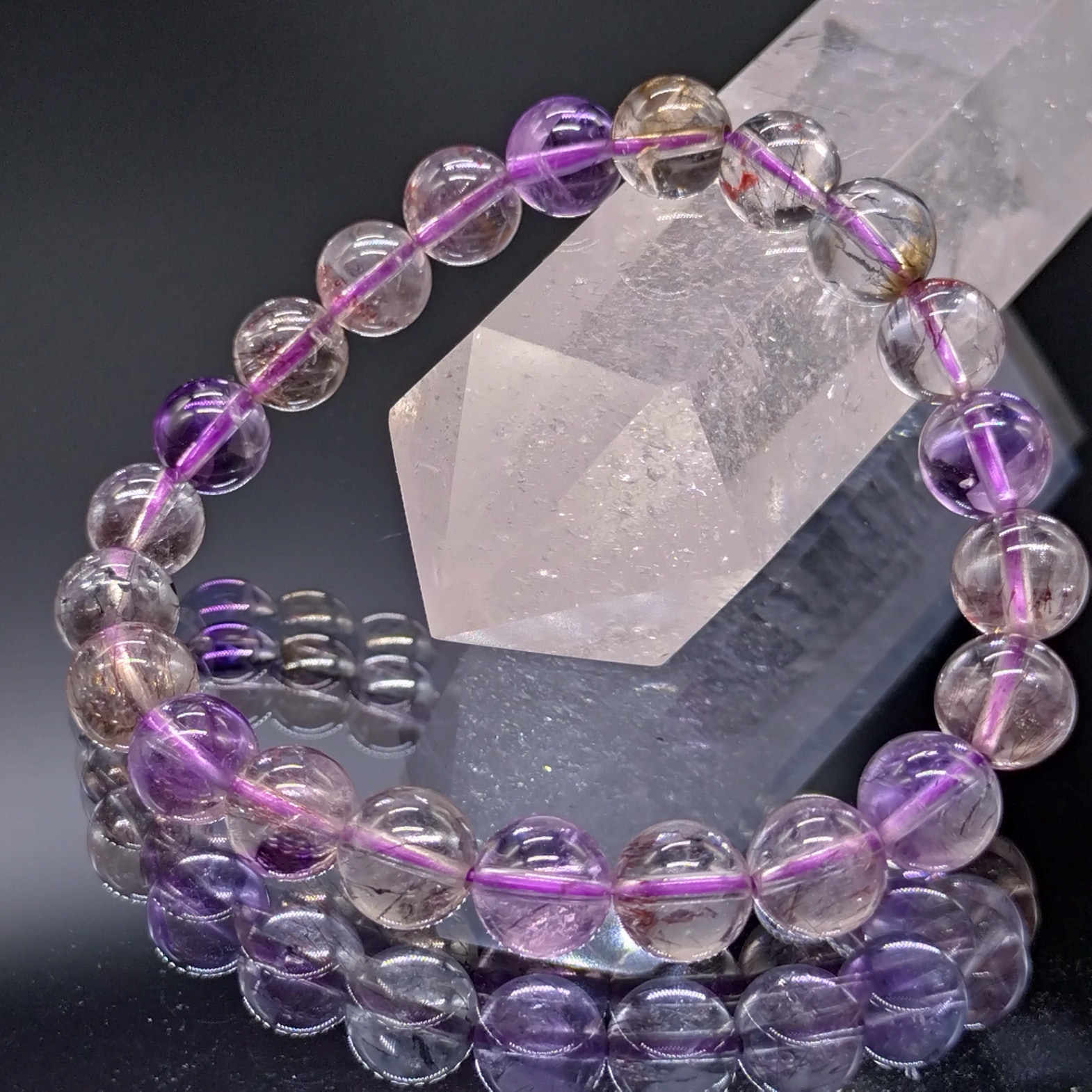 スーパーセブン 8mm AAA＋ ブレスレット パワーストーン 天然石