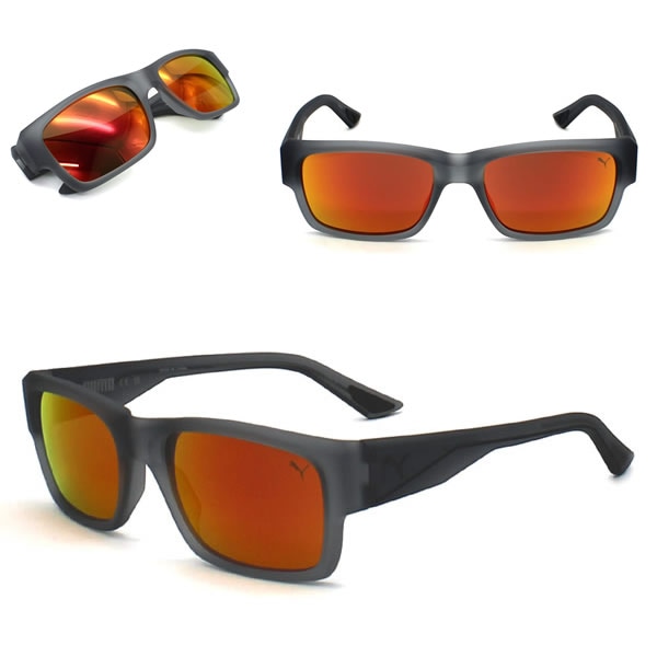 サングラス PU0438S-004 サングラス UVカット グローバルフィット グレー レッド メンズ レディース ユニセックス