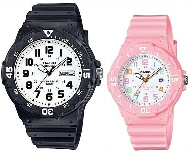 ペアウォッチ 腕時計 ラバーベルト 海外モデル MRW-200H-7B/LRW-200H-4B2