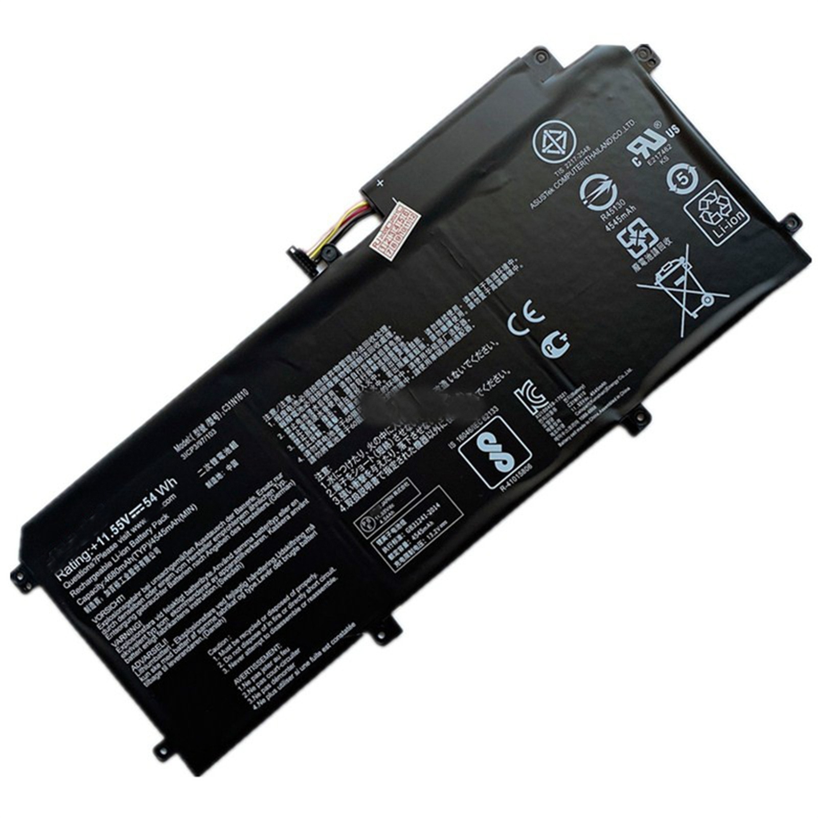 C31N1610 電池・Asusノートパソコン互換 54Wh/4680mAh ZenBook UX330C UX330CA U3000C C31N1610 交換用のバッテリー dc909-A1494 7,462円