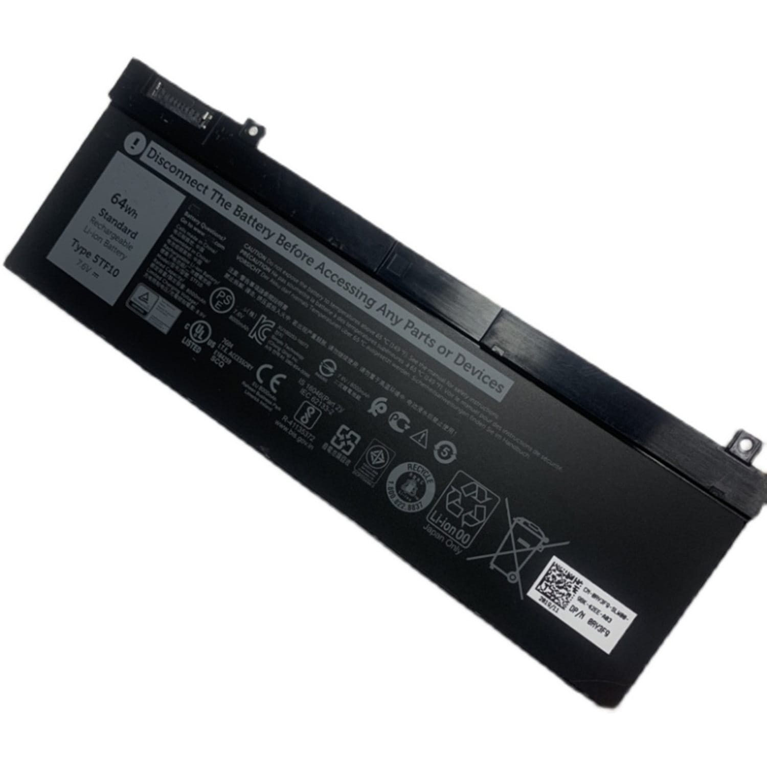 5TF10 バッテリー 5TF10電池 Precision P74F 7730 P34E 5TF10 64Wh 8000mAh 電池・DELLノートパソコン互換 交換用のバッテリー dc909-A90