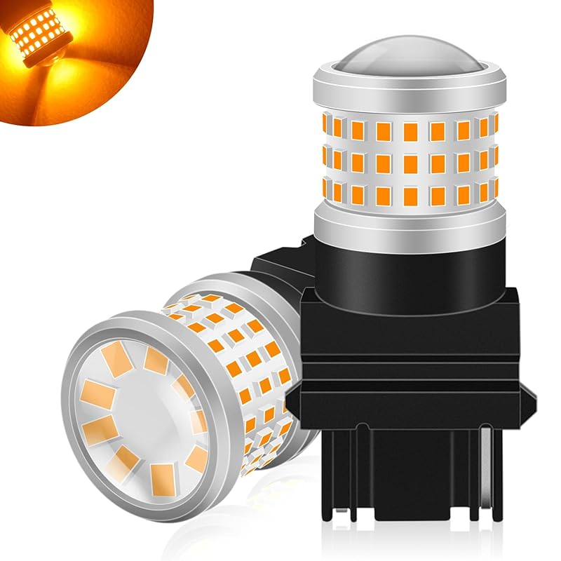 Fenikso T25 シングル led 3156 アンバー ウィンカー コーナリングランプ 69連 DC12V 2個