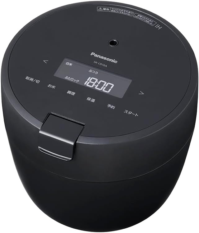 パナソニック 炊飯器 5合 圧力IH 新生活 一人暮らし コンパクトサイズ 自動調理鍋 無水調理/低温調理可能 ふた食洗機対応 ブラック SR-CR10A-K 22,793円