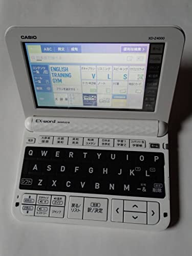 受注生産品】 カシオ計算機 Ex-word 電子辞書 XD-Z4000 その他 - www ...