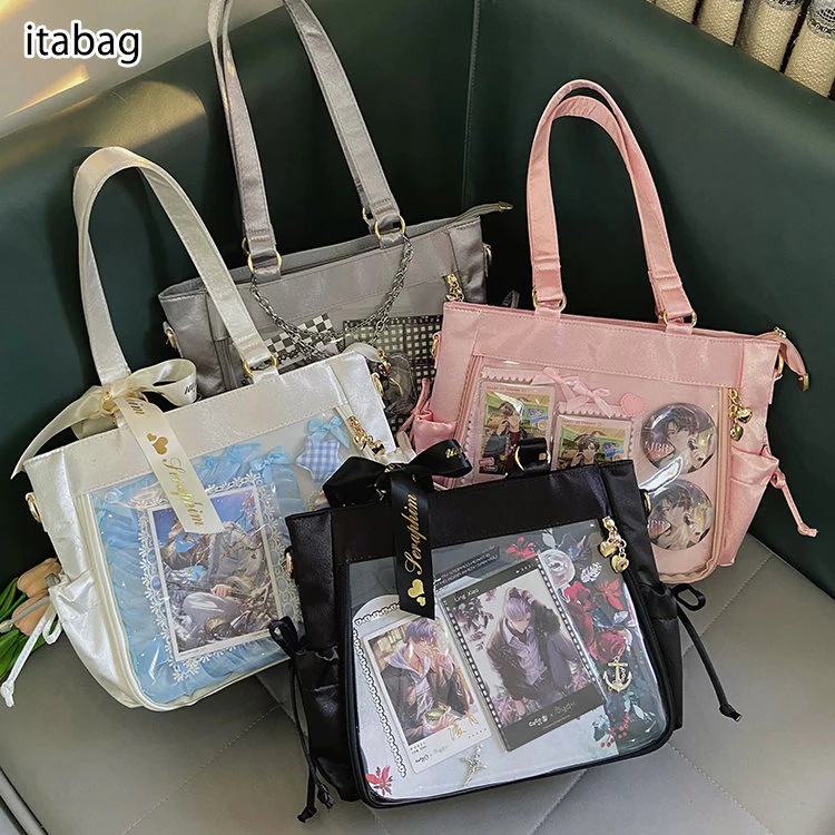 【3日で出荷】痛バ 痛バッグ 痛トートバッグ 痛ショルダー レディース トートバッグ ショルダーバッグ 大容量 推し活バッグ 推しバッグ 推し 推し活 イベント おしゃれ かわいい クリアバッグ 軽量