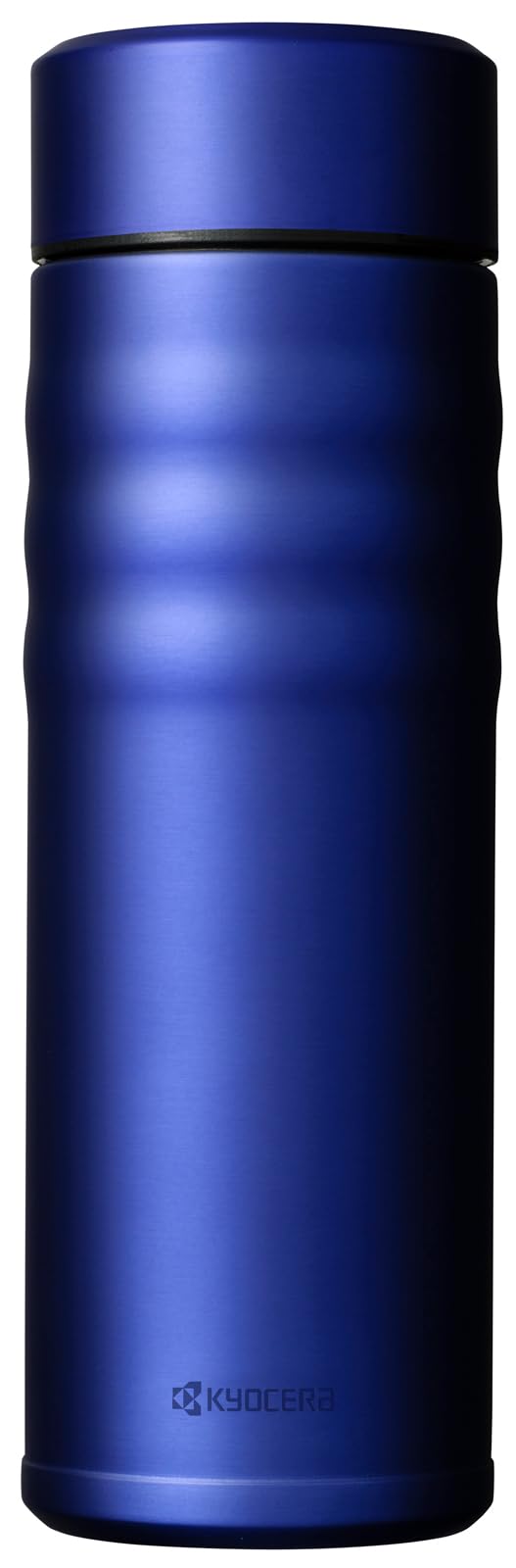 京セラ 水筒 セラミック コーヒー ボトル マグボトル 500ml スクリュー栓 内面セラミック加工 真空断熱構造 保温 保冷 CERAMUG セラマグ ディープブルー 青 MB-17SDB-AZ 【