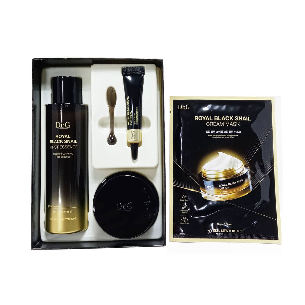 ロイヤル ブラック スネイル 2点 セット(エッセンス 165ml+クリーム 50ml) アイクリーム マスクパック お得なセット