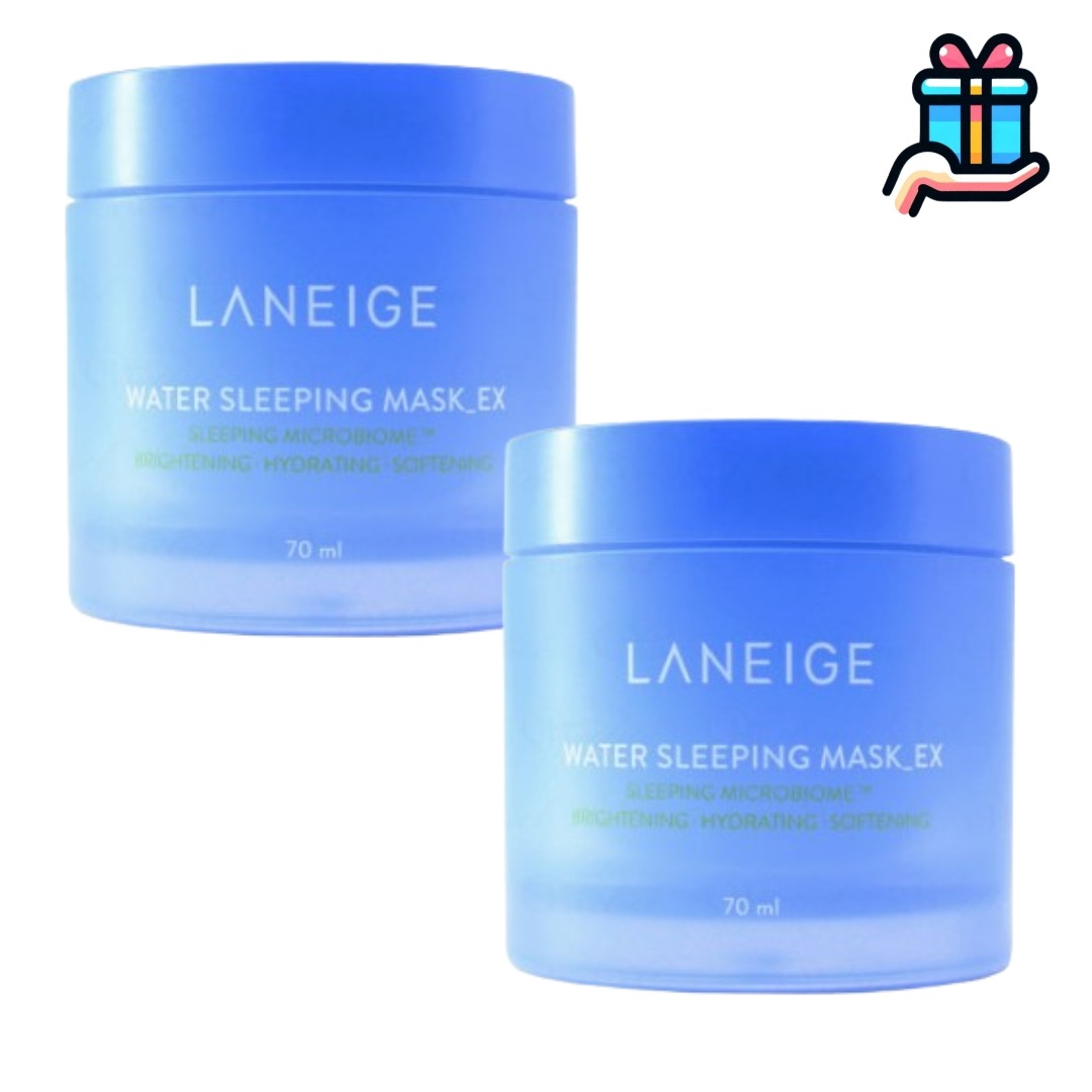 [1+1大容量] ウォータースリーピングマスク EX 70ml+70ml 総容量 140ml ジェルタイプ スキンケア 韓国人気 水分 生気肌 高保湿 肌キメ しっとりさらさら角質ケア 韓国コスメ