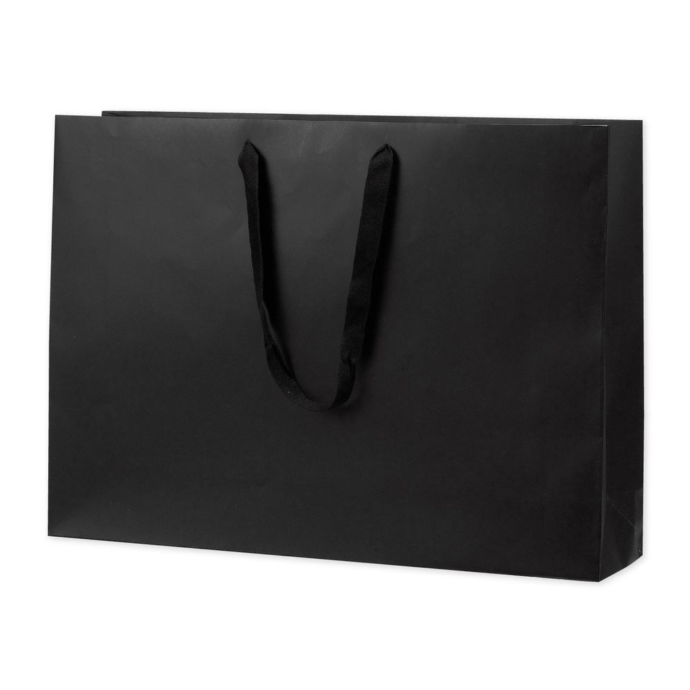 （まとめ買い）ササガワ 手提げ袋 マットブラック 幅550xマチ130x高さ400mm 1枚入 50-6921 [x10] 6,645円