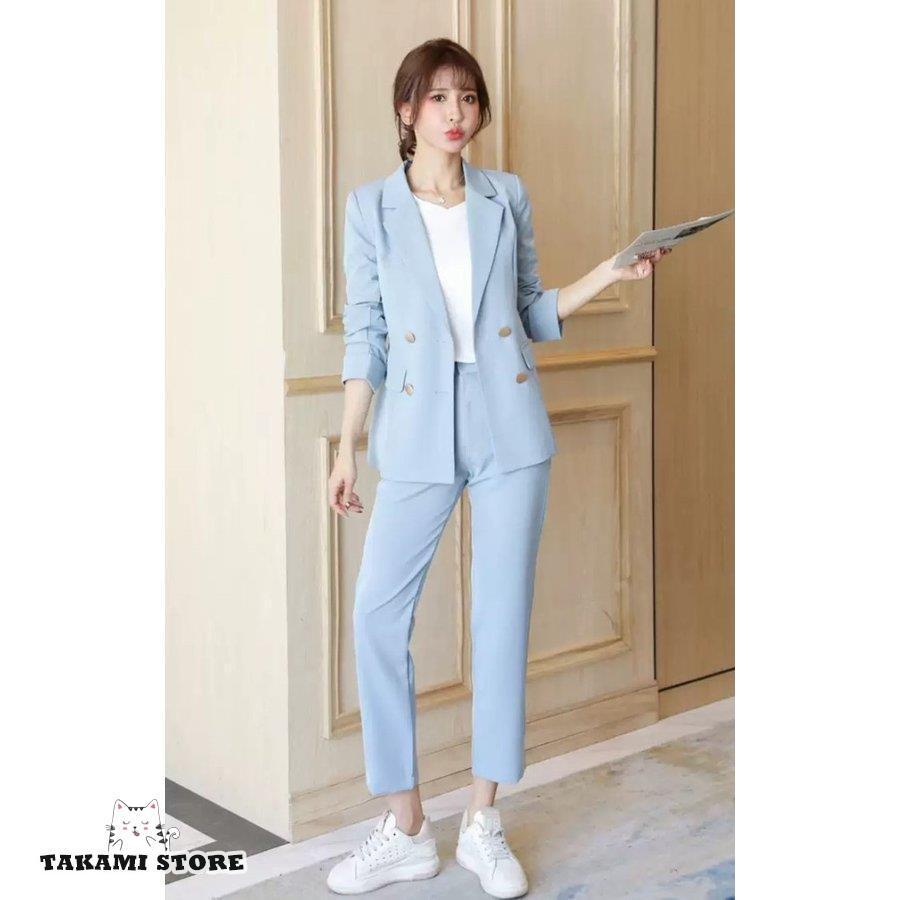 パンツスーツ レディース おしゃれ セットアップ スーツ ジャケット パンツ 黒 カジュアル 通勤服 オフィス 大きいサイズ 卒業式 入学式