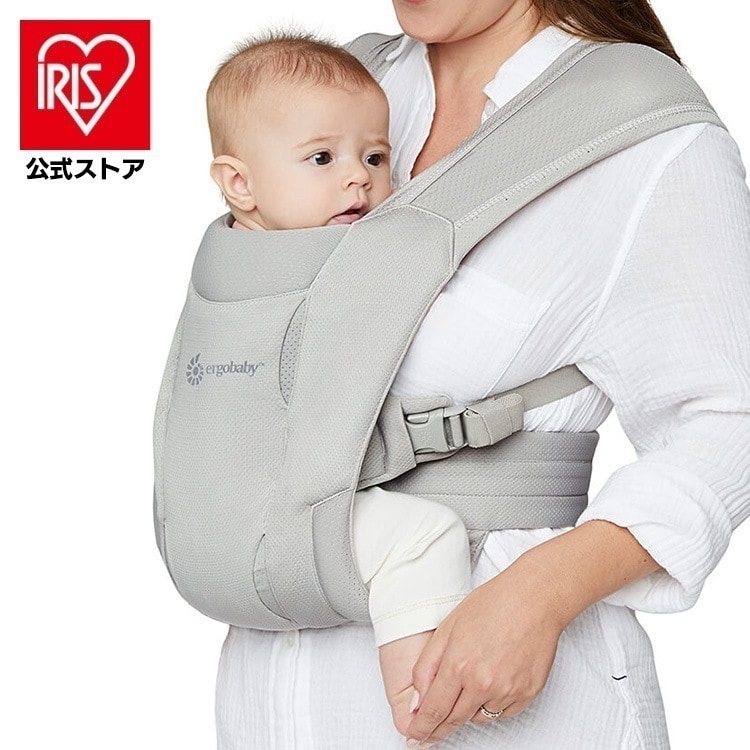 抱っこ紐 エルゴベビー だっこひも EBC EMBRACE Soft Air/ ソフトグレー CREGBCEMASAMGRY ダッドウェイ