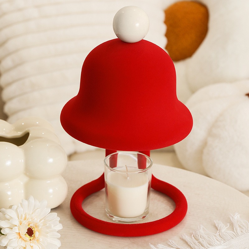 無火アロマミニ融蝋ランプ高級感新婚誕生日プレゼントプリンセス風ベッドサイド雰囲気赤スタンド