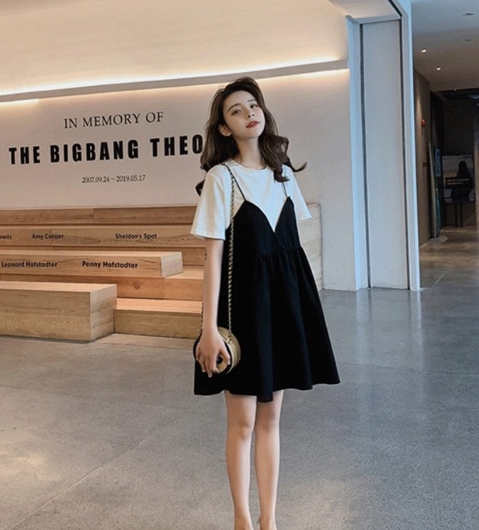 ワンピース デート モテアイテム キャミワンピ フレア ミディアム丈 コットン 可愛い きれいめ 上品 おしゃれ かっこいい 可愛い ラブリー キュート ガーリー クール モード系 セクシー