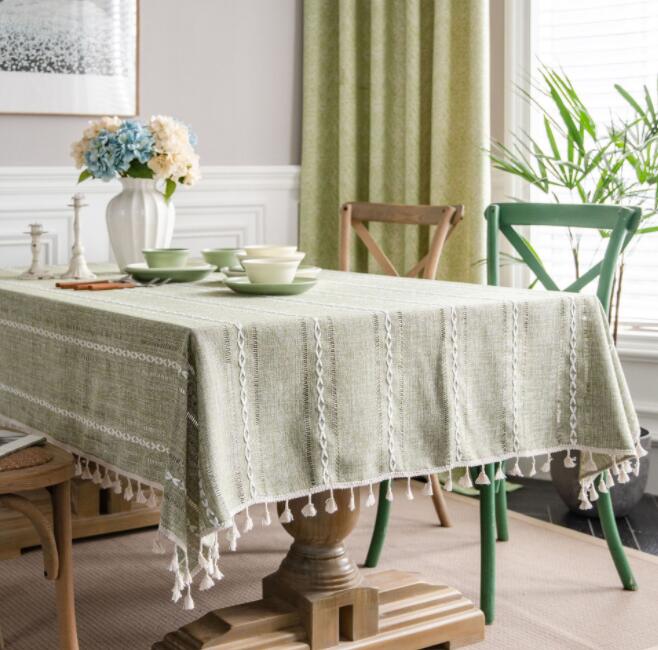 キッチンファブリック テーブルクロス 北欧 食卓カバー テーブルカバー リネン北欧風 家庭用 業務用