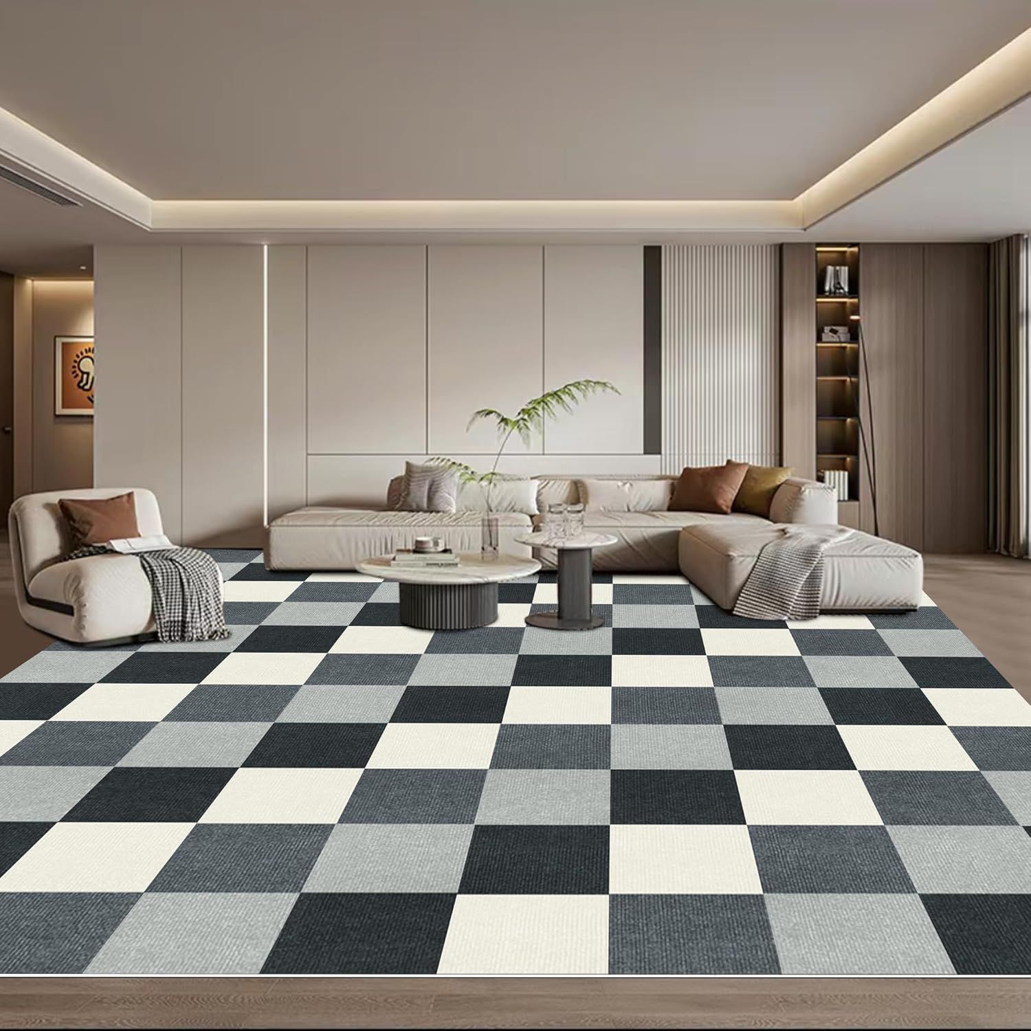 ジョイントマット タイルカーペット タイルマット 【45*45cm* 40枚】VOTUDX 吸着マット ペット 大判 床 子供 ペット ジョイント カーペット 置くだけ 薄さ7mm 防音シート 防寒保