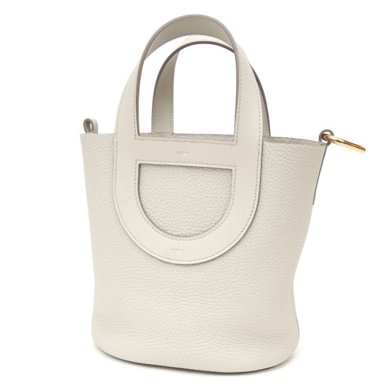 エルメス HERMES ハンドバッグ インザループ18 B刻印 G金具 べトン トリヨンクレマンス(64724)