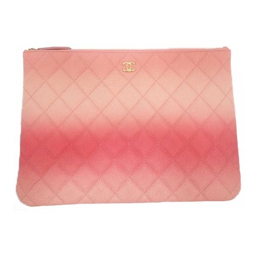 CHANEL シャネル クラッチバッグ PM A82545 Y33448 5B679 ピンク系